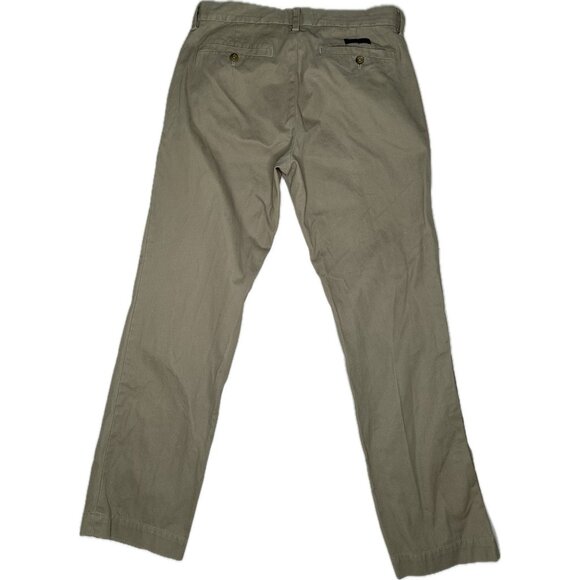 Banana Republic Emerson Straight Leg Chino Pants Men’s Khaki 31x27 - Picture 2 of 8